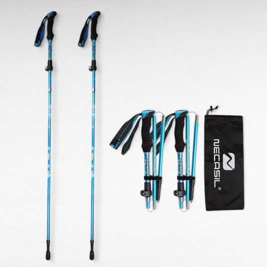 Adjustable Aluminium Trekking Poles With Anti-Slip Grip