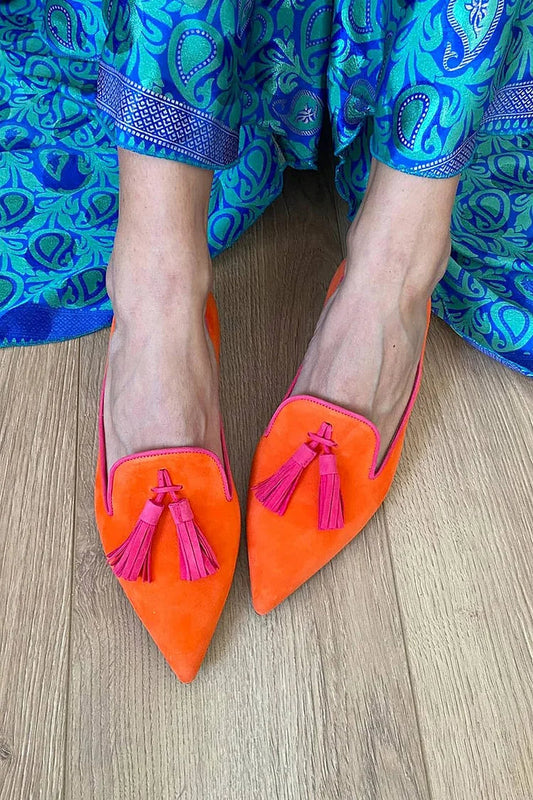 Tasseled Orthopedic Slip-On Loafers