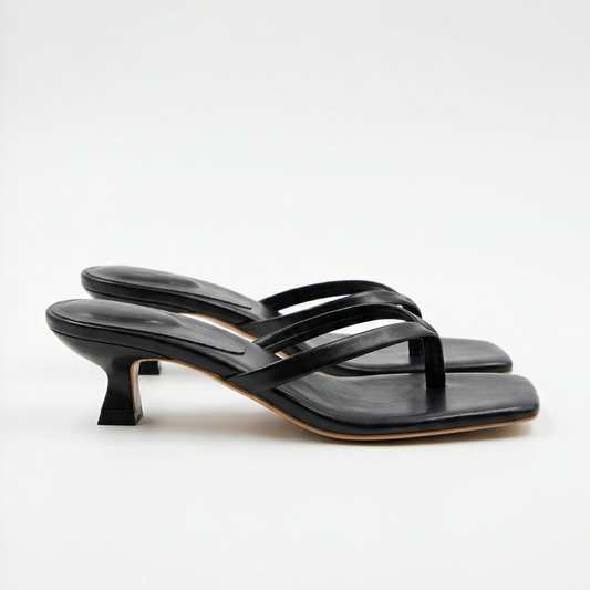 Open Toe Low Heel Casual Sandal