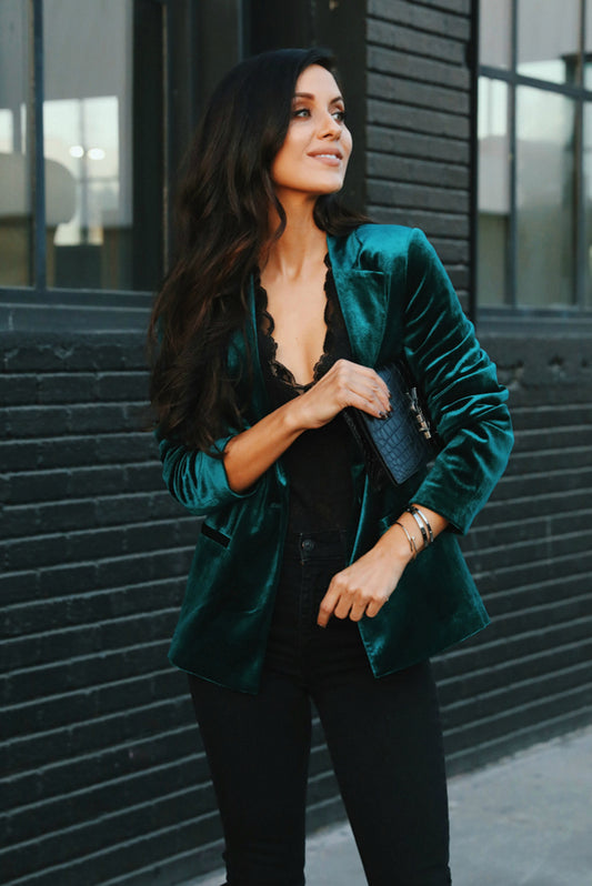 Slim Fit Long Sleeve Two Piece Suit
