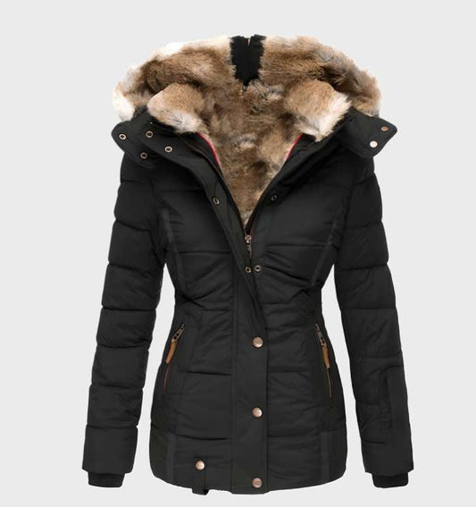 Aurora Slim Fit Hooded Winter Jacket