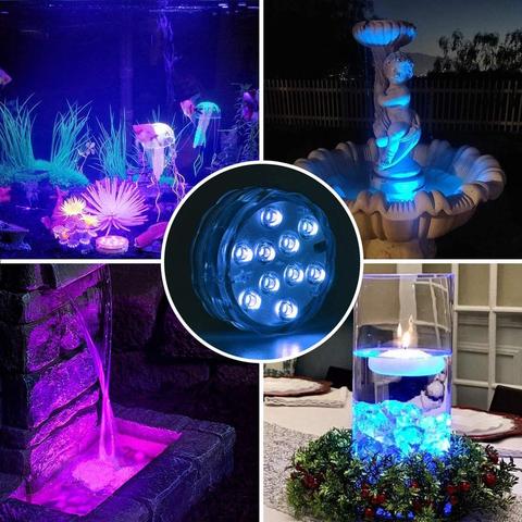 Submersible LED Pool and Pond Lights With Remote