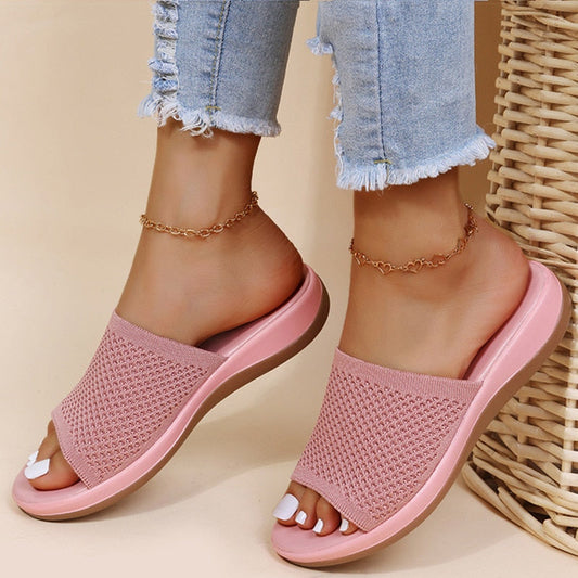 Women's Breathable Orthopedic Slippers with Adjustable Straps