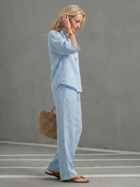 Stand Collar Two-Piece Set