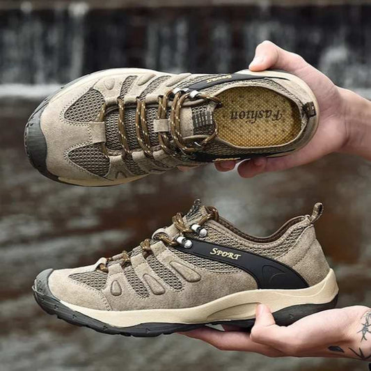 All-Terrain Breathable Hiking Shoes With Grip Sole