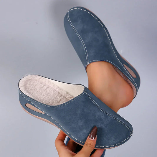 Slip-On Clogs With Wedge Heel And Arch Support