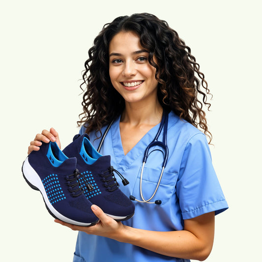 Cushioned Stretch Fit Comfort Walking Shoes