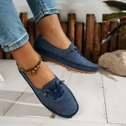 Cushioned Supportive Moccasins With Non-Slip Sole