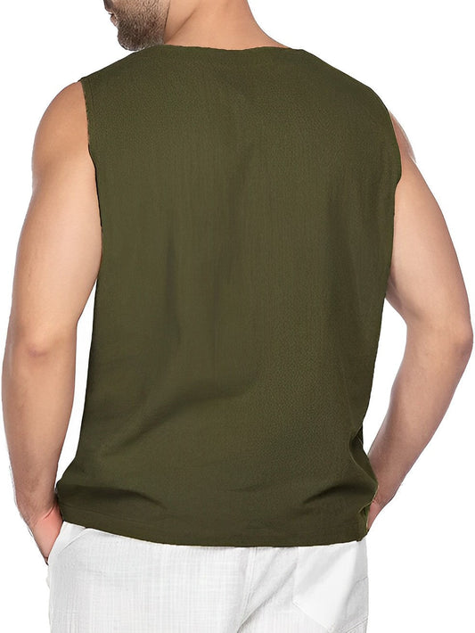 Loose Fit V-Neck Tank Top