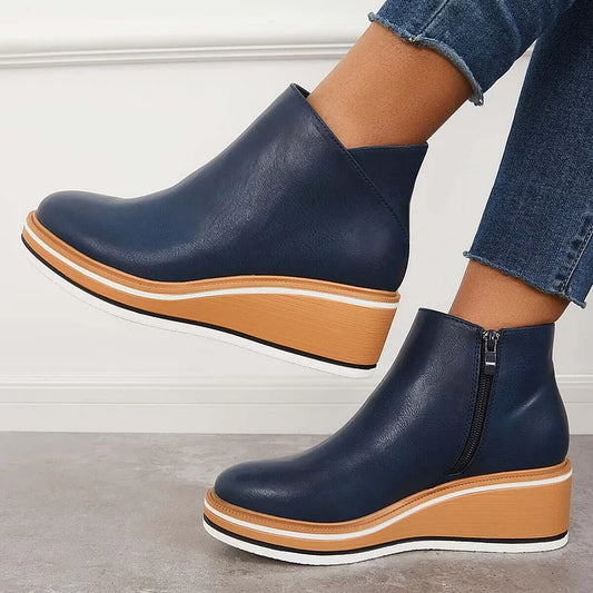 Cushioned Arch Support Ankle Boots