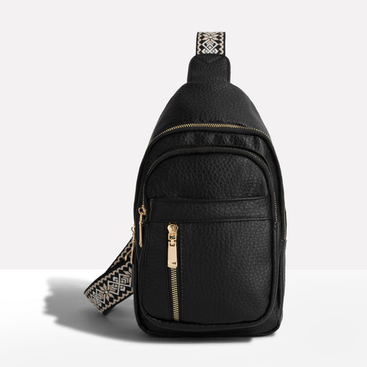 Anti-Theft Zip Pocket Crossbody Bag