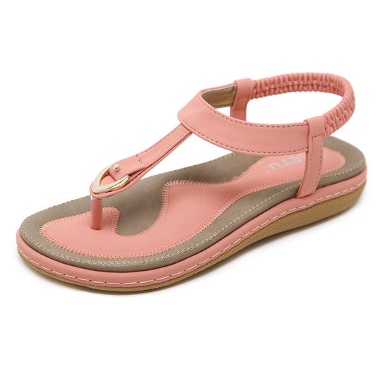 Platform Orthopedic Sandals with Heel Band