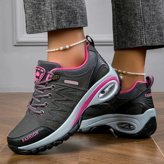 Women's Waterproof Hiking Boots with Grip Sole