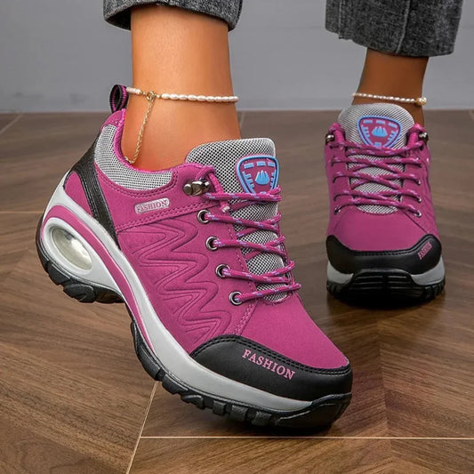 Women's Waterproof Hiking Boots with Grip Sole