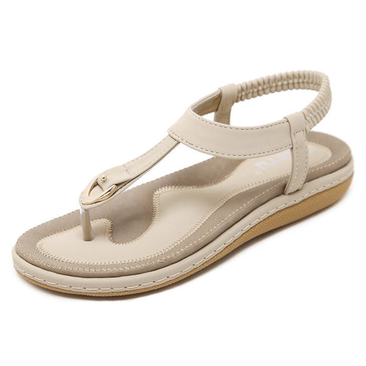 Platform Orthopedic Sandals with Heel Band