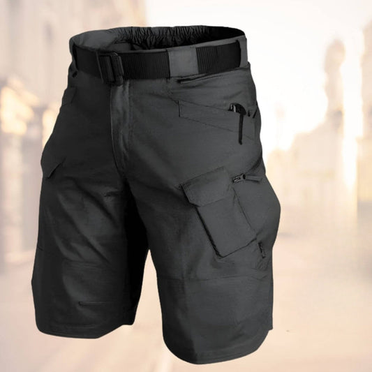 Tactical Cargo Shorts with Adjustable Waist Belt