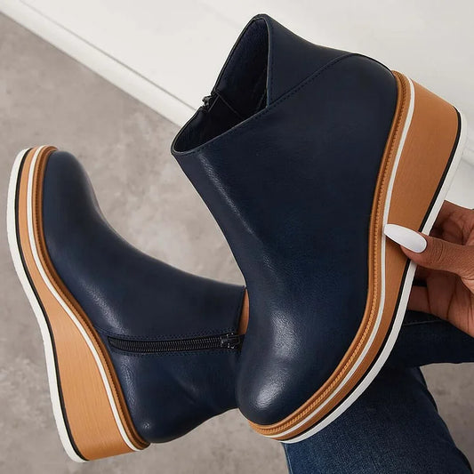 Cushioned Arch Support Ankle Boots