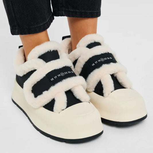 Fleece Lined Slip-On Winter Shoes