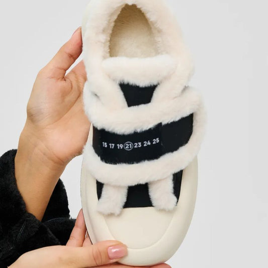 Fleece Lined Slip-On Winter Shoes