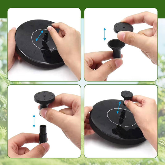 Solar Powered Floating Fountain Pump for Ponds and Birdbaths