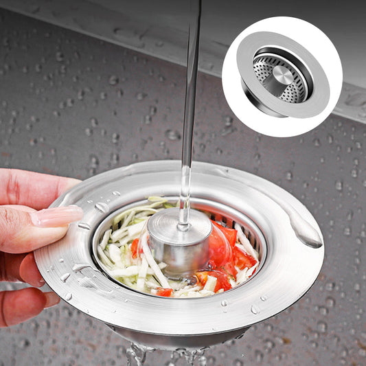 3-in-1 Kitchen Sink Drain Strainer