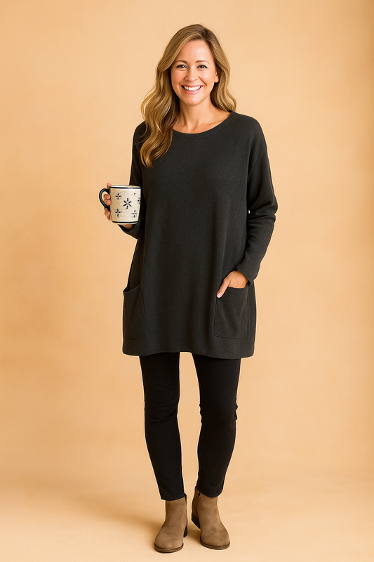 Adele Oversized Everyday Pocket Sweater