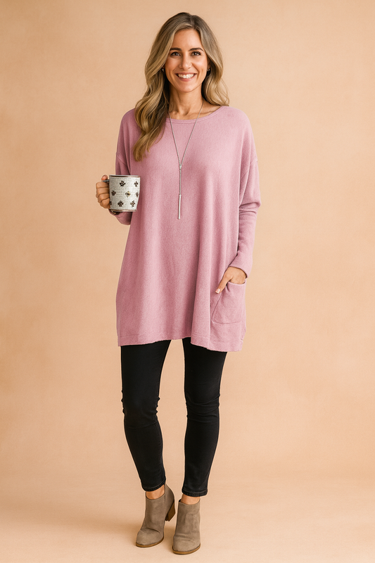 Adele Oversized Everyday Pocket Sweater
