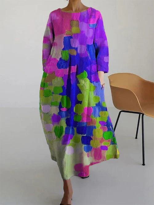 Women's 100% Cotton Floral Print Dress