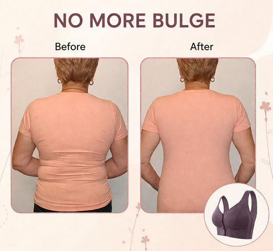 Women's Front Fastening Wireless Bra in Soft Cotton