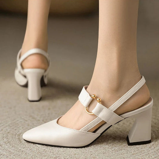 Orthopaedic Comfort Heels With Cushioned Footbed