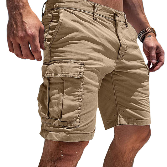 Men's Cargo Shorts with Multiple Pockets