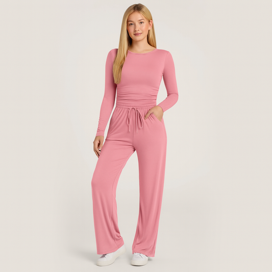 Relaxed Soft Fabric Loungewear Set