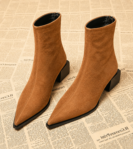 Sleek Streamlined Ankle Boots