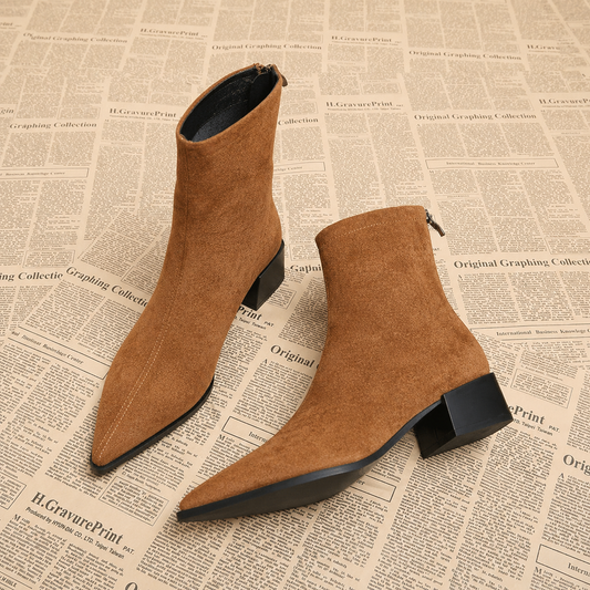 Sleek Streamlined Ankle Boots