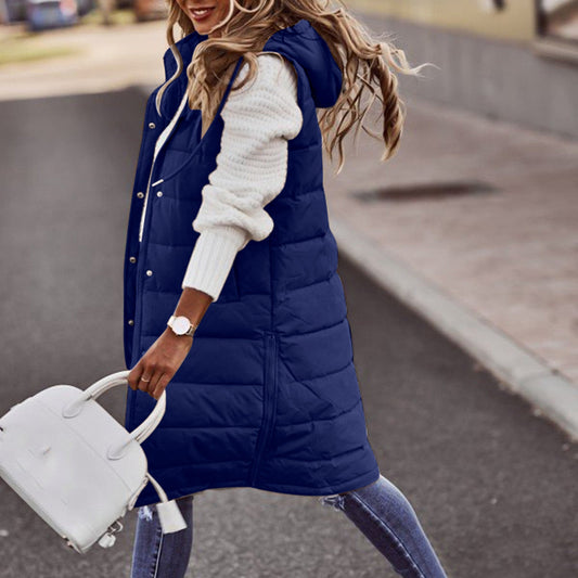 Women's Long Padded Bodywarmer Gilet