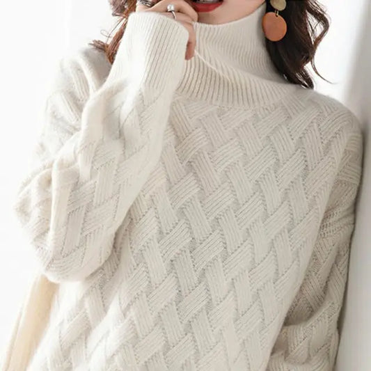 Women's Soft Knit Turtleneck Sweater