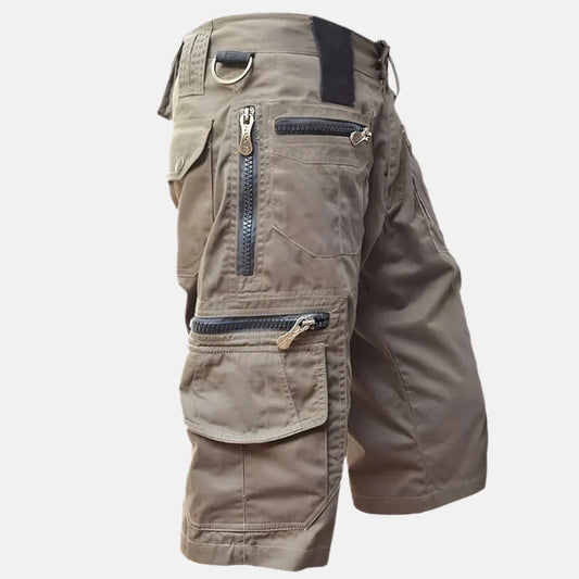 Men's Knee-Length Utility Cargo Shorts