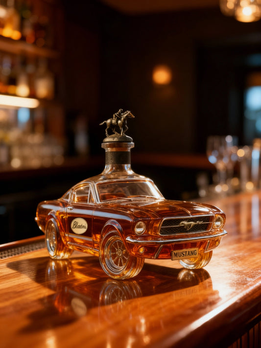 Car Shaped Glass Whiskey Decanter