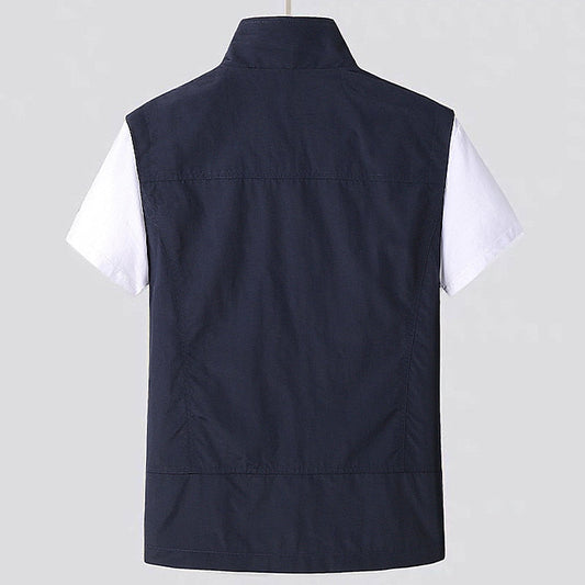 Quick-Dry Breathable Zip Vest