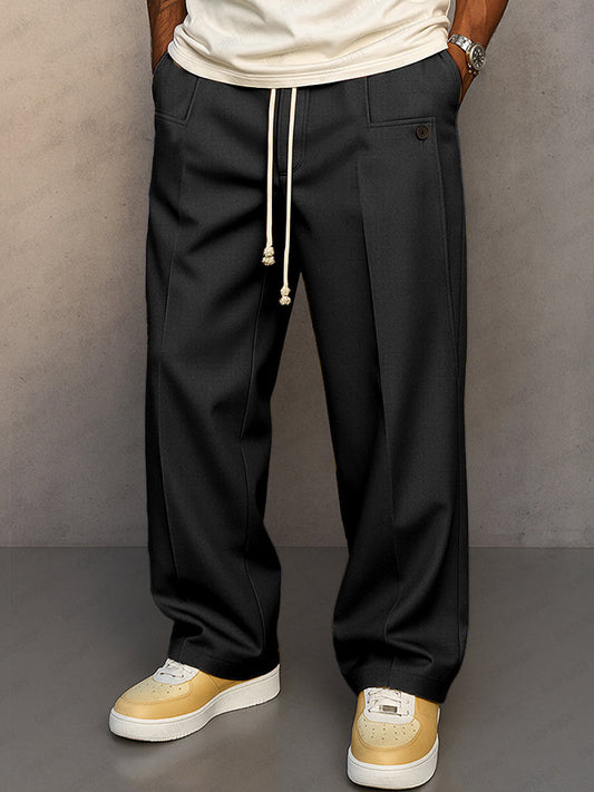 Relaxed Fit Drawstring Jogger Pants