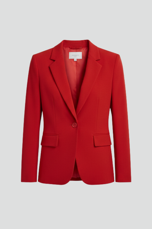 Tailored Notched Lapel Blazer