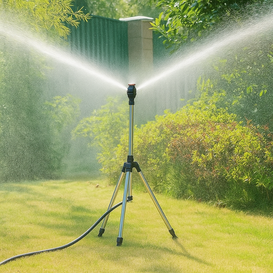 Adjustable 360 Degree Tripod Garden Sprinkler