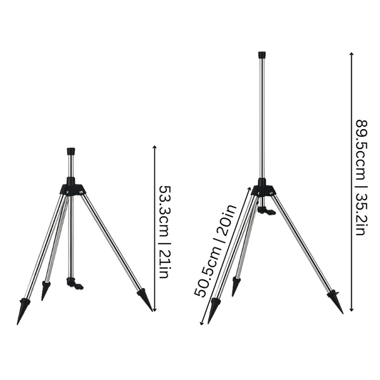 Adjustable 360 Degree Tripod Garden Sprinkler