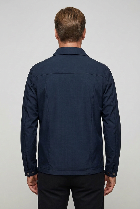 Men's Lightweight Zip-Up Harrington Jacket