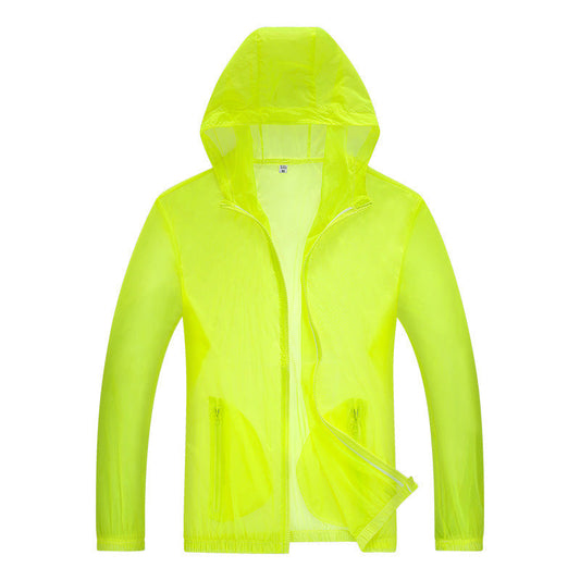 Men's Ultralight Hooded Rain Jacket With Reflective Details
