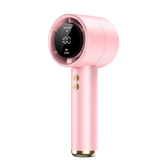 Rechargeable Handheld Fan With Digital Display