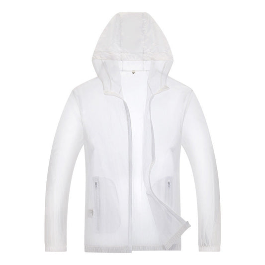 Men's Ultralight Hooded Rain Jacket With Reflective Details