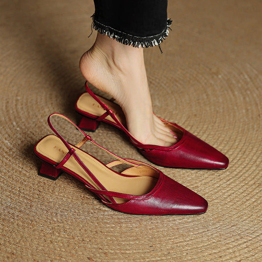 Women's Minimalist Slingback Heels