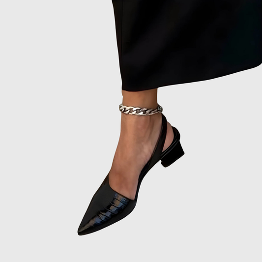 Women's Orthopedic Wide Toe Block Heels