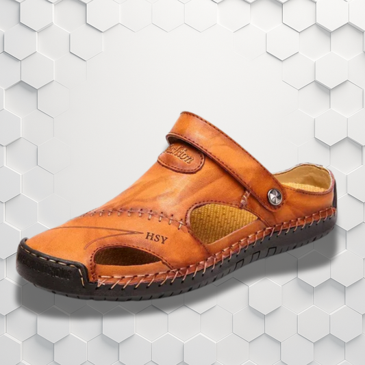 Ergonomic Arch-Support Leather Sandals